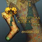 Jaguarwoman's "2009 Christmas Stocking Vignette #5"