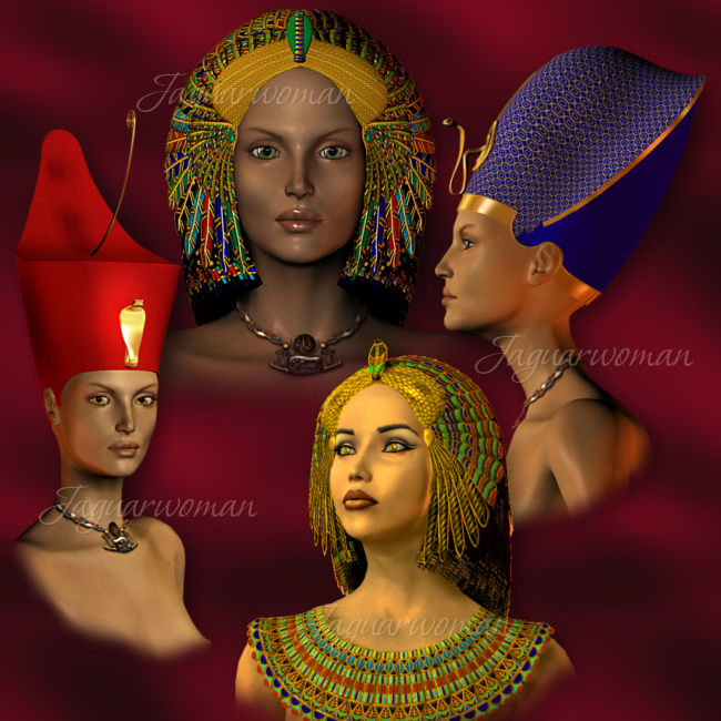 Jaguarwoman's Egyptians : Jaguarwoman, Rare & Powerful Design