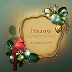 Jaguarwoman's "Holiday Cardinals Background #6"