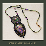 Jaguarwoman's "Byzantium" Beaded Pendant Necklace