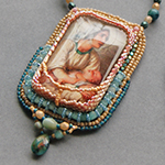 Jaguarwoman's "Young Love" Beaded Pendant Necklace