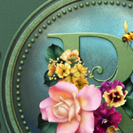 Jaguarwoman's "Spring Botanica" Decorative Monograms